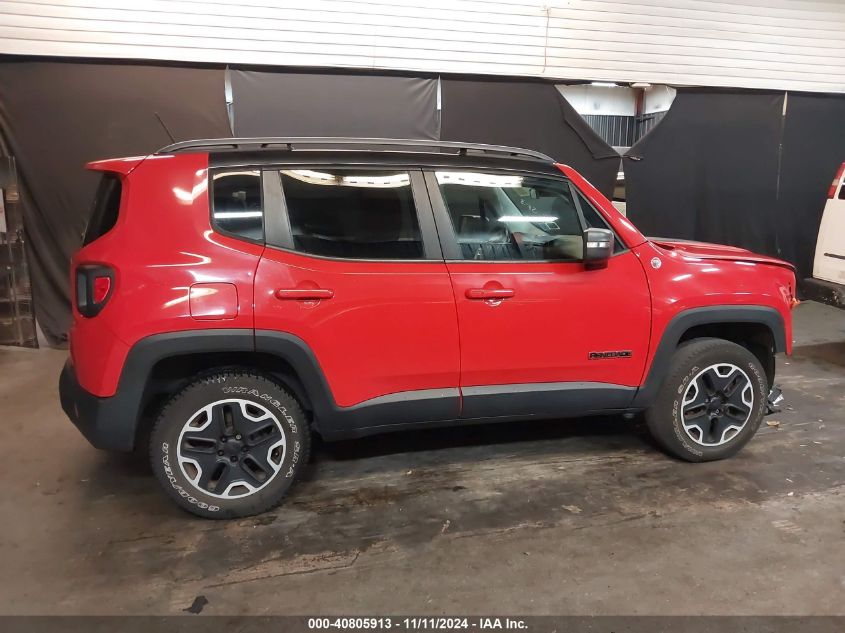 2015 Jeep Renegade Trailhawk VIN: ZACCJBCT7FPB86750 Lot: 40805913