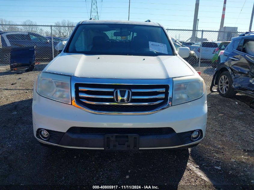 2012 Honda Pilot Touring VIN: 5FNYF3H9XCB041988 Lot: 40805917