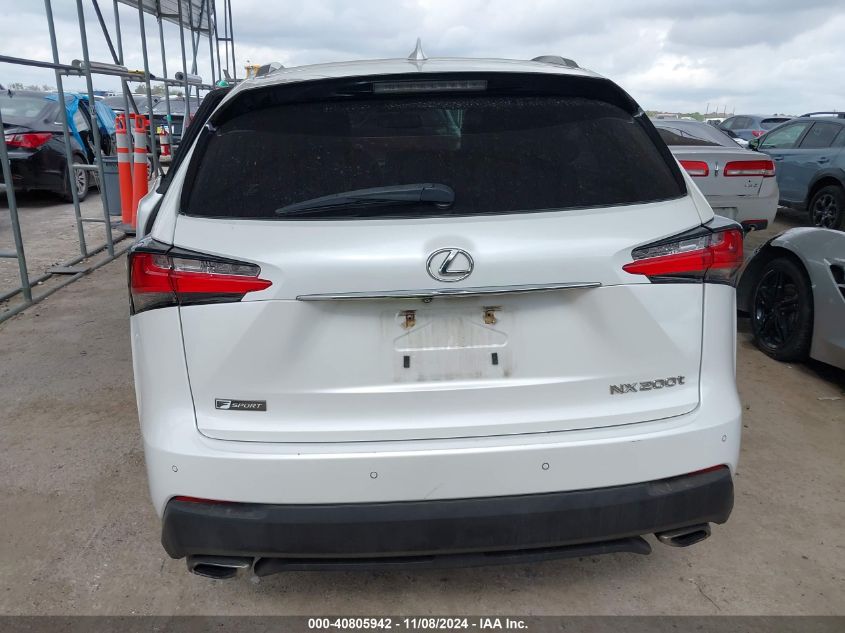 2015 Lexus Nx 200T F Sport VIN: JTJYARBZ8F2018367 Lot: 40805942