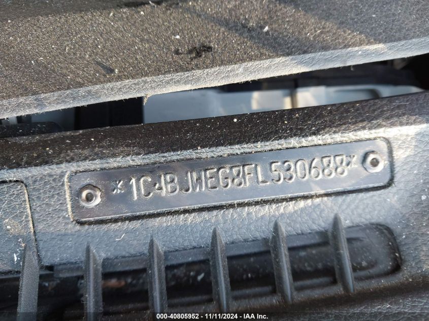 2015 JEEP WRANGLER UNLIMITED VIN: 1C4BJWEG8FL530688