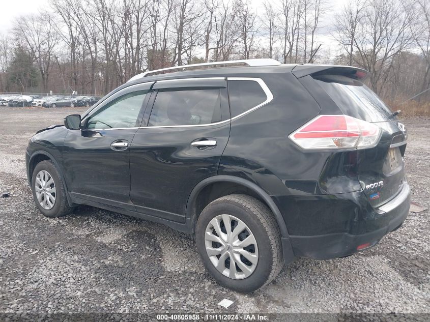 2016 Nissan Rogue S VIN: JN8AT2MV8GW132738 Lot: 40805958