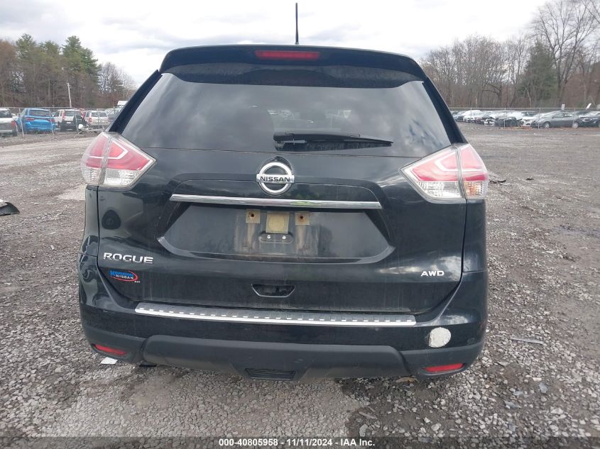 2016 Nissan Rogue S VIN: JN8AT2MV8GW132738 Lot: 40805958