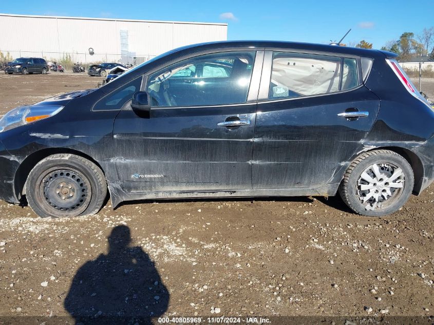 2017 Nissan Leaf S VIN: 1N4BZ0CP3HC308500 Lot: 40805969