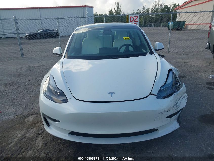 2023 Tesla Model 3 Rear-Wheel Drive VIN: 5YJ3E1EA4PF574411 Lot: 40941125