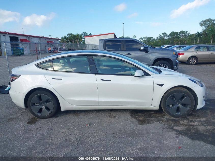 2023 Tesla Model 3 Rear-Wheel Drive VIN: 5YJ3E1EA4PF574411 Lot: 40941125