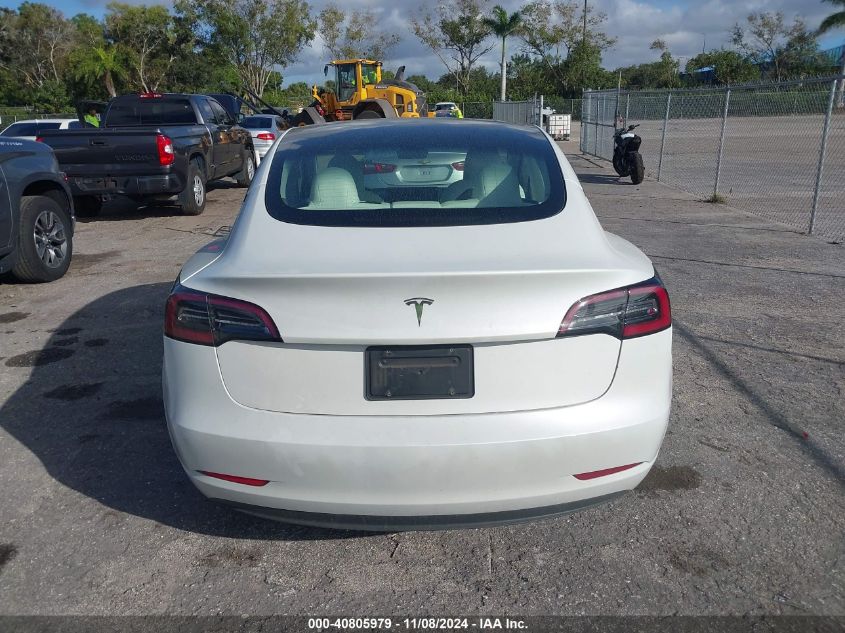 2023 Tesla Model 3 Rear-Wheel Drive VIN: 5YJ3E1EA4PF574411 Lot: 40941125