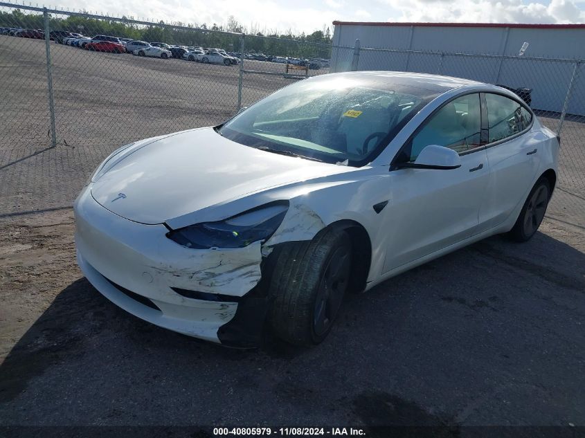 2023 Tesla Model 3 Rear-Wheel Drive VIN: 5YJ3E1EA4PF574411 Lot: 40941125