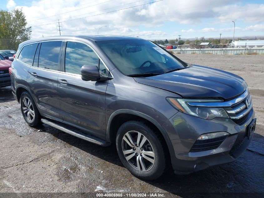 2017 Honda Pilot Ex-L VIN: 5FNYF5H50HB024293 Lot: 40805985