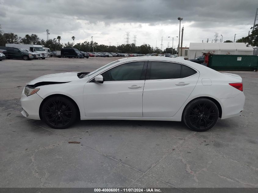 2018 Acura Tlx VIN: 19UUB1F38JA000618 Lot: 40806001