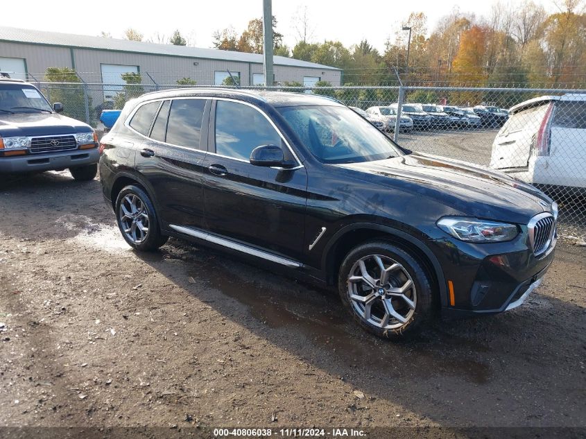 VIN WBX57DP07NN149047 2022 BMW X3, Xdrive30I no.1