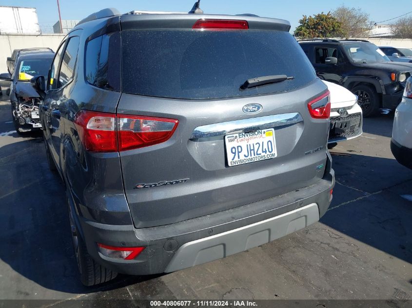 2020 Ford Ecosport Titanium VIN: MAJ3S2KE1LC345025 Lot: 40806077