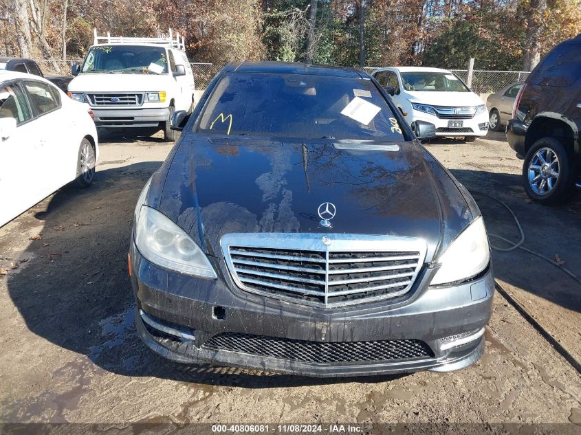 2013 Mercedes-Benz S 550 VIN: WDDNG7DB3DA493135 Lot: 40806081