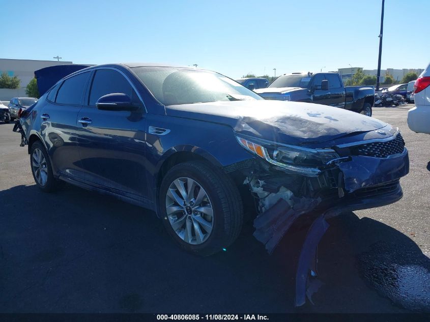 2018 Kia Optima Ex VIN: 5XXGU4L36JG212241 Lot: 40806085