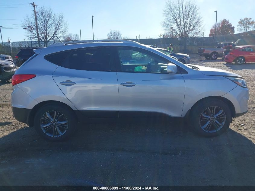 2015 Hyundai Tucson Se VIN: KM8JUCAG3FU050801 Lot: 40806099