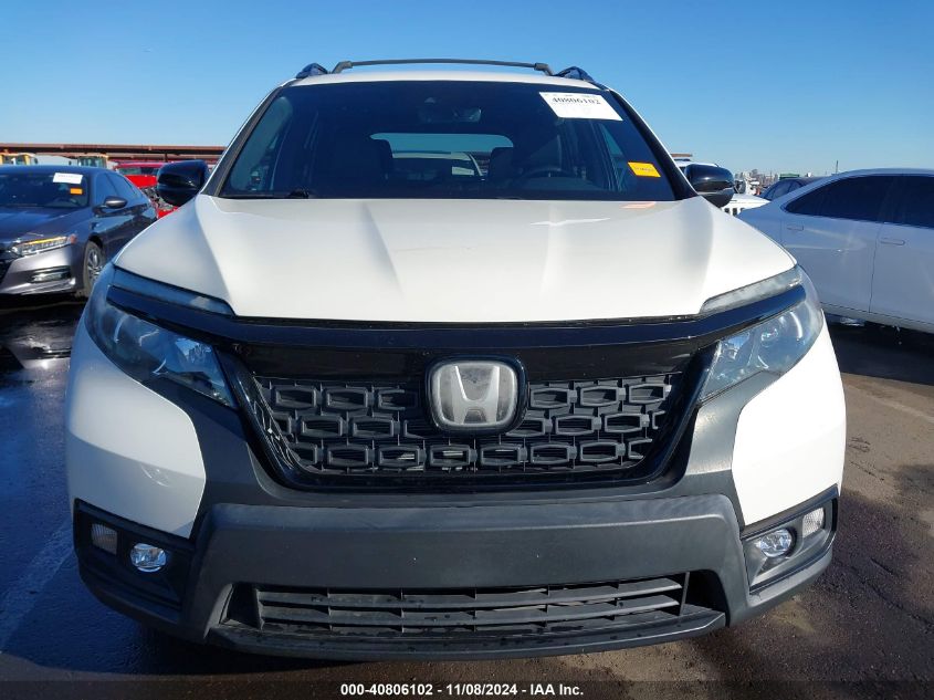 2019 Honda Passport Ex-L VIN: 5FNYF7H52KB003609 Lot: 40806102