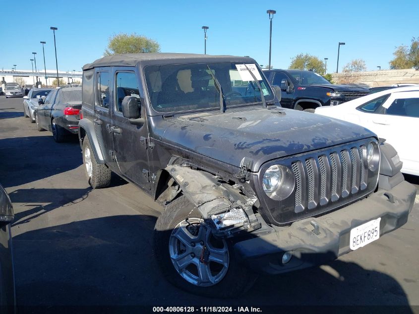 2018 Jeep Wrangler Unlimited Sport S 4X4 VIN: 1C4HJXDG9JW179136 Lot: 40806128