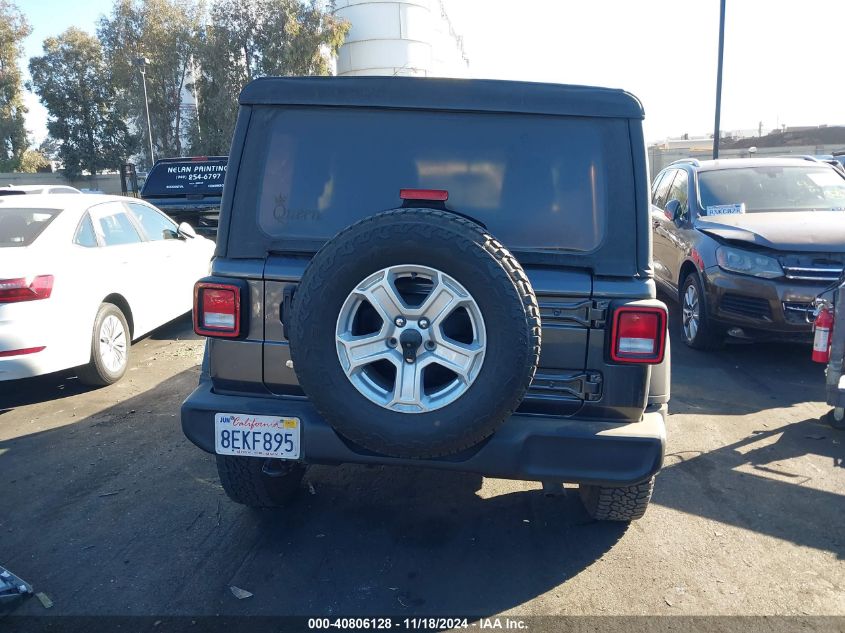 2018 Jeep Wrangler Unlimited Sport S 4X4 VIN: 1C4HJXDG9JW179136 Lot: 40806128