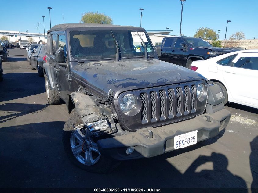 2018 Jeep Wrangler Unlimited Sport S 4X4 VIN: 1C4HJXDG9JW179136 Lot: 40806128