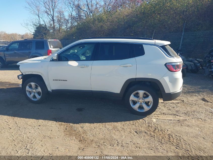 2021 Jeep Compass Latitude 4X4 VIN: 3C4NJDBBXMT509742 Lot: 40806132