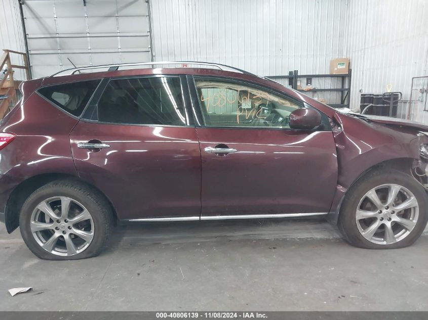 2014 Nissan Murano Le VIN: JN8AZ1MU3EW400818 Lot: 40806139