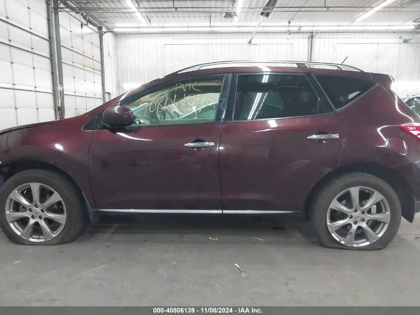 2014 Nissan Murano Le VIN: JN8AZ1MU3EW400818 Lot: 40806139