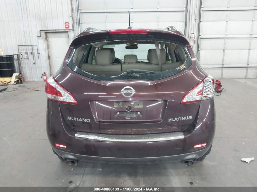 2014 Nissan Murano Le VIN: JN8AZ1MU3EW400818 Lot: 40806139