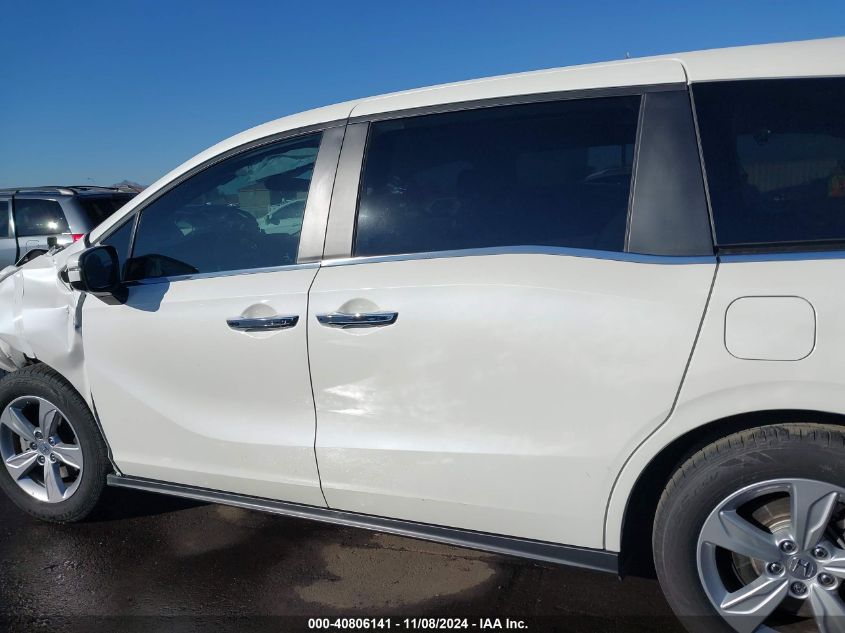 2019 Honda Odyssey Ex-L VIN: 5FNRL6H70KB093612 Lot: 40806141