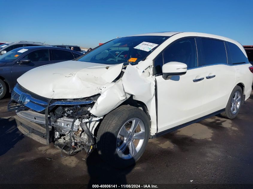 2019 Honda Odyssey Ex-L VIN: 5FNRL6H70KB093612 Lot: 40806141