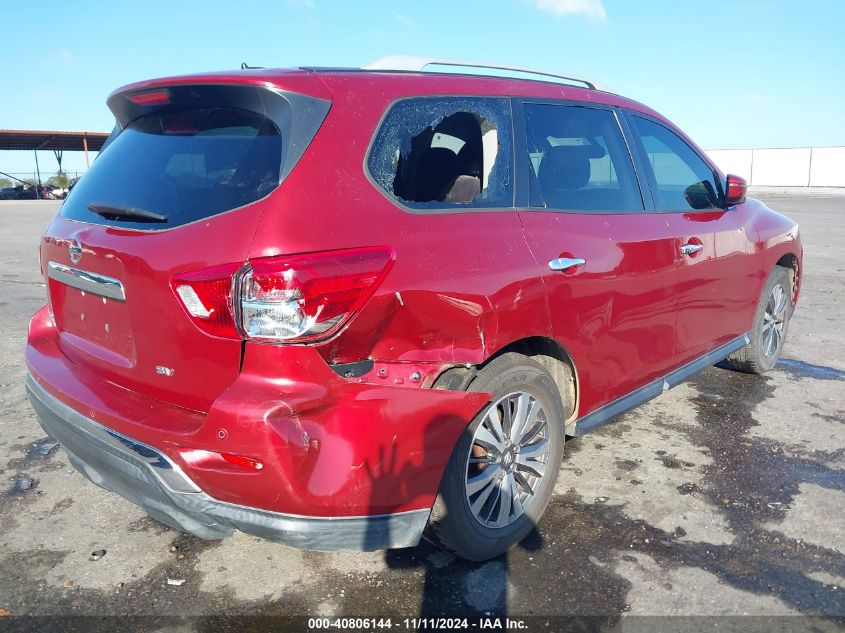 2017 Nissan Pathfinder Sv VIN: 5N1DR2MN2HC645683 Lot: 40806144