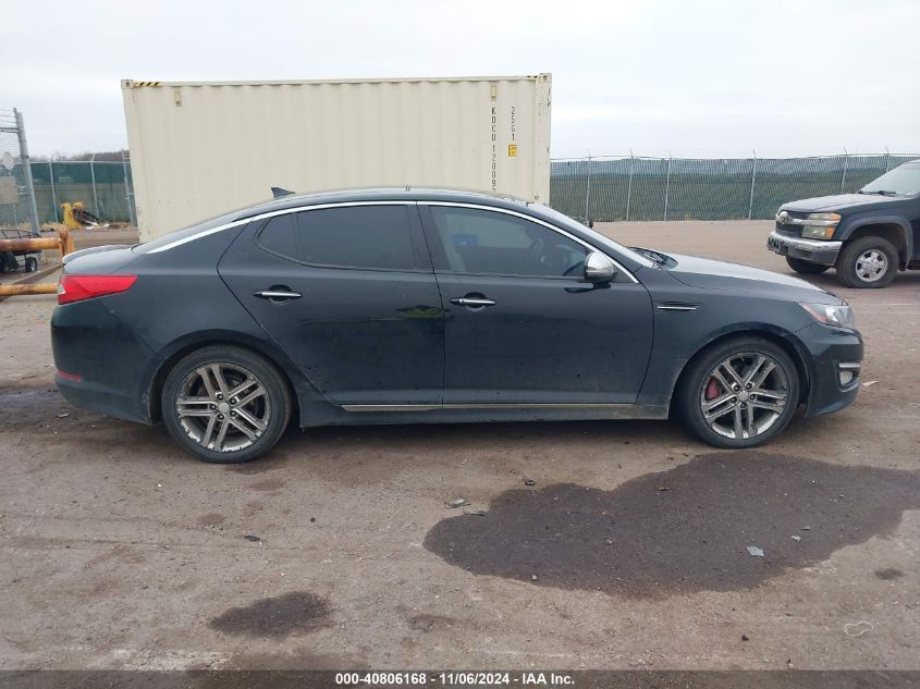 2013 Kia Optima Sx VIN: 5XXGR4A63DG091140 Lot: 40806168