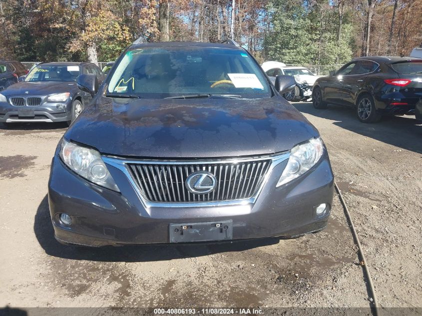 2010 Lexus Rx 350 VIN: 2T2BK1BA2AC028822 Lot: 40806193