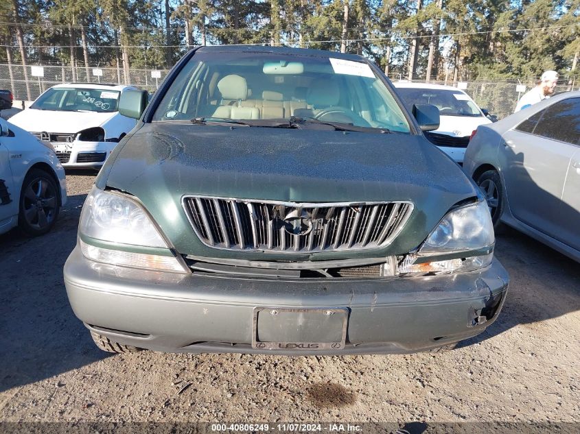 1999 Lexus Rx 300 VIN: JT6HF10U2X0038681 Lot: 40806249