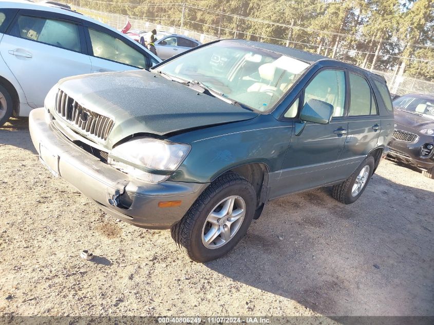 1999 Lexus Rx 300 VIN: JT6HF10U2X0038681 Lot: 40806249