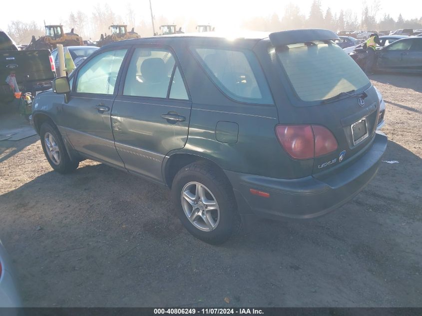 1999 Lexus Rx 300 VIN: JT6HF10U2X0038681 Lot: 40806249