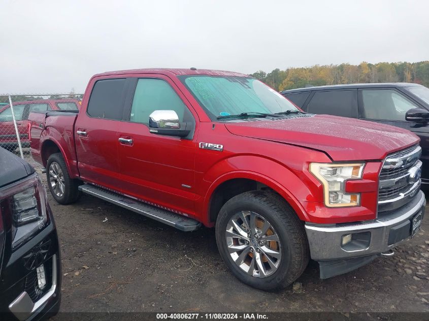 2017 FORD F-150 LARIAT - 1FTEW1EG3HFA40226