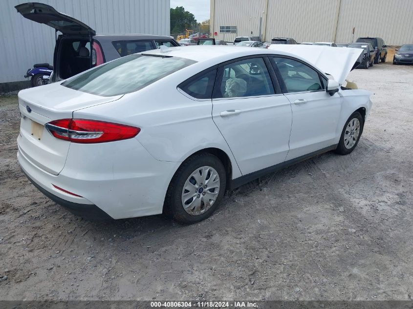 VIN 3FA6P0G76LR220570 2020 Ford Fusion, S no.4