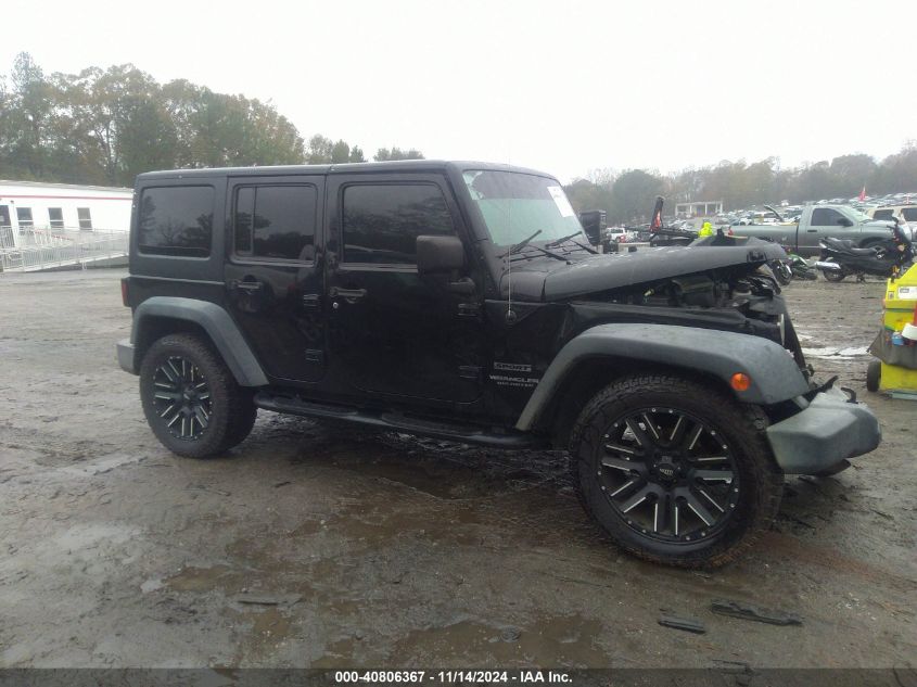 2016 Jeep Wrangler Unlimited Sport VIN: 1C4BJWDG6GL148453 Lot: 40806367