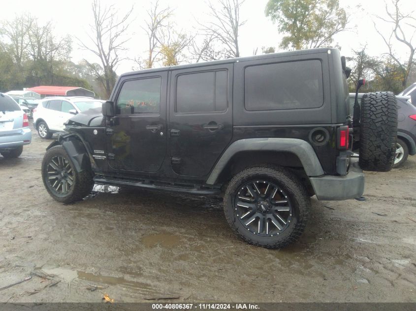 2016 Jeep Wrangler Unlimited Sport VIN: 1C4BJWDG6GL148453 Lot: 40806367