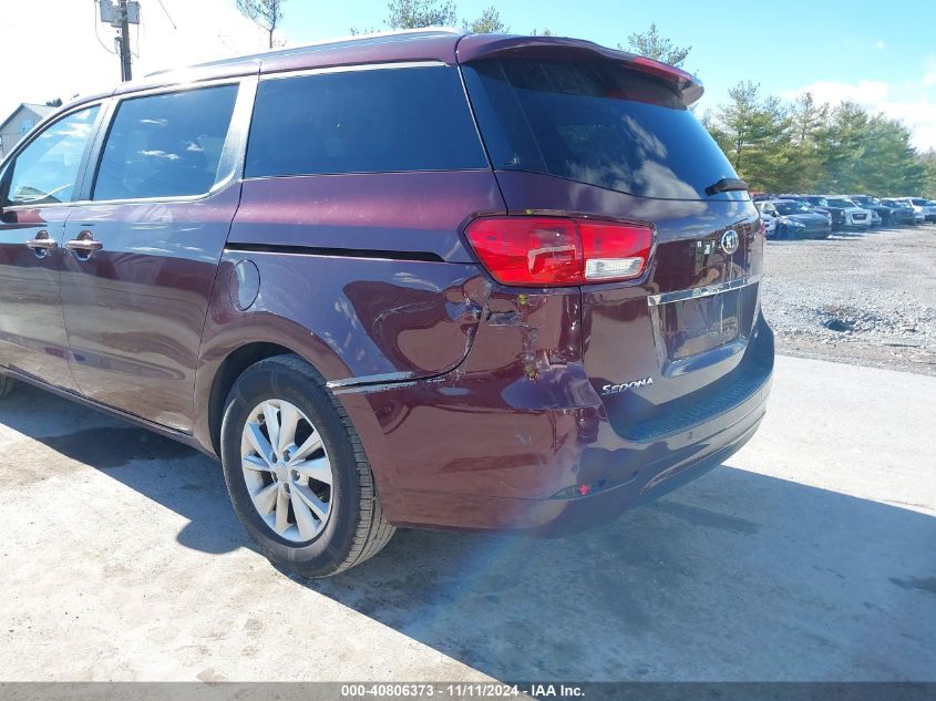 2016 Kia Sedona Lx VIN: KNDMB5C18G6192871 Lot: 40806373