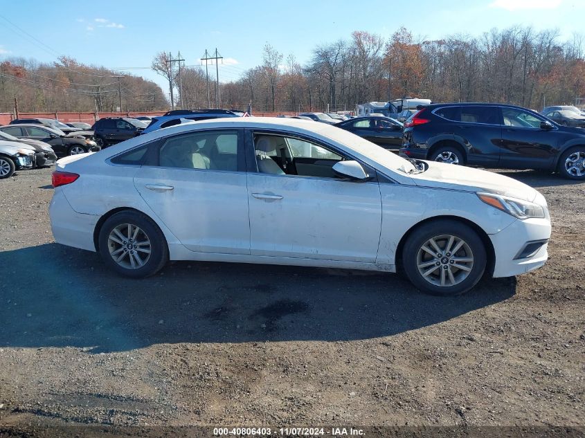 2016 Hyundai Sonata Se VIN: 5NPE24AF9GH391382 Lot: 40806403