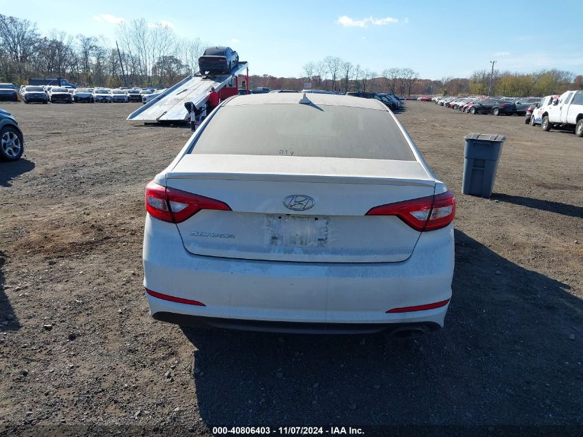 2016 Hyundai Sonata Se VIN: 5NPE24AF9GH391382 Lot: 40806403