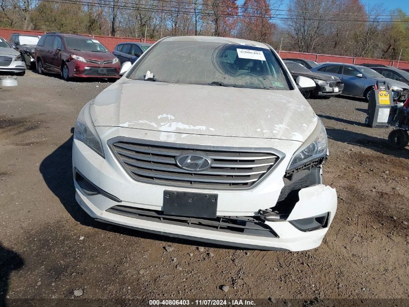 2016 Hyundai Sonata Se VIN: 5NPE24AF9GH391382 Lot: 40806403