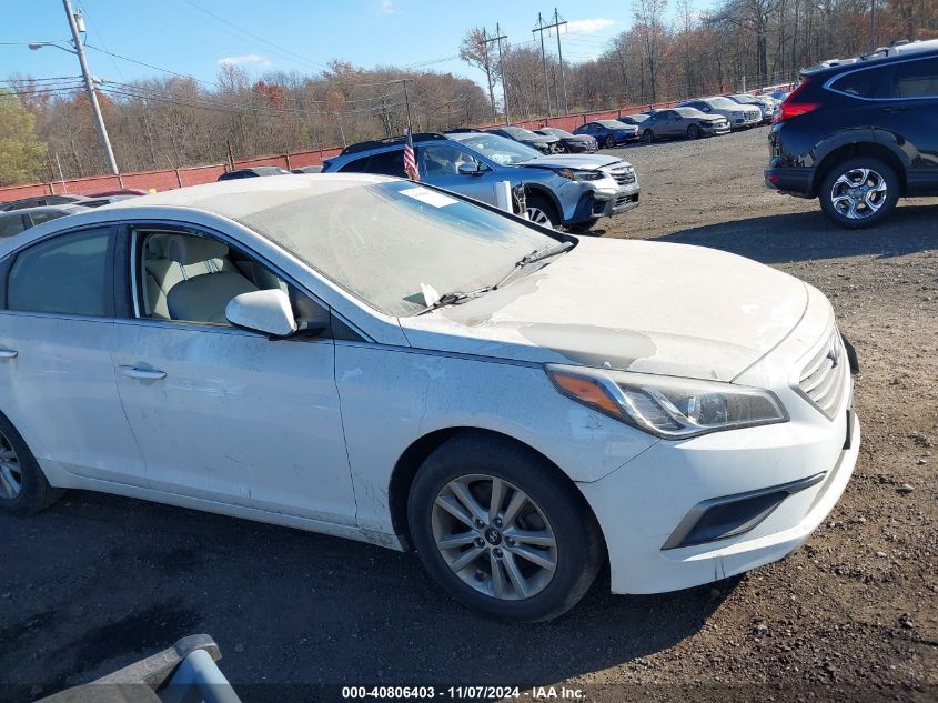 2016 Hyundai Sonata Se VIN: 5NPE24AF9GH391382 Lot: 40806403