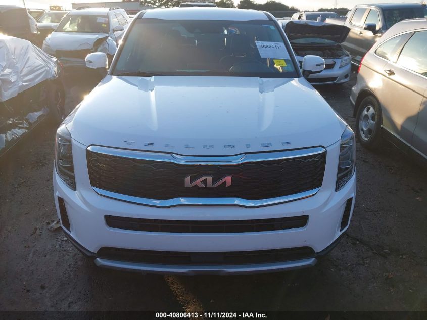 2022 Kia Telluride Lx VIN: 5XYP24HC9NG271901 Lot: 40806413