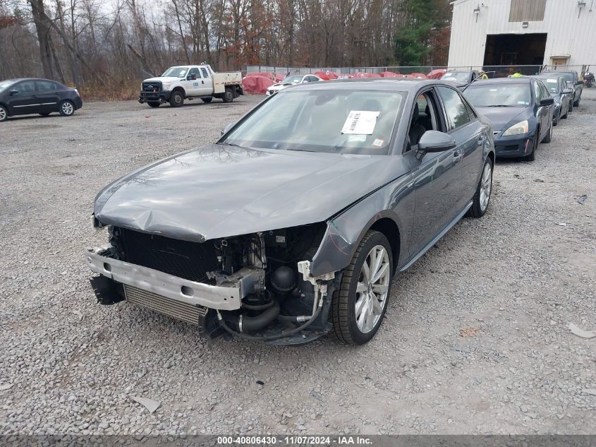 2018 Audi A4 2.0T Ultra Premium VIN: WAUKMAF48JA050201 Lot: 40806430