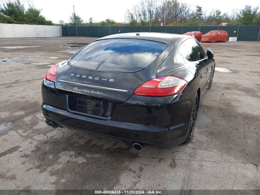 2012 Porsche Panamera Turbo VIN: WP0AC2A70CL091051 Lot: 40806435