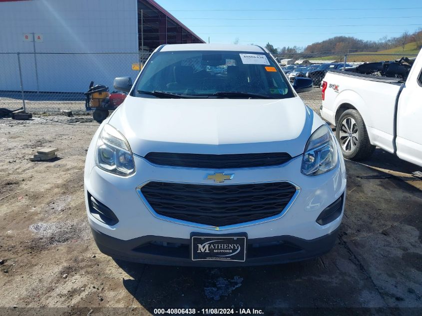 2017 Chevrolet Equinox Ls VIN: 2GNALBEK3H1605672 Lot: 40806438