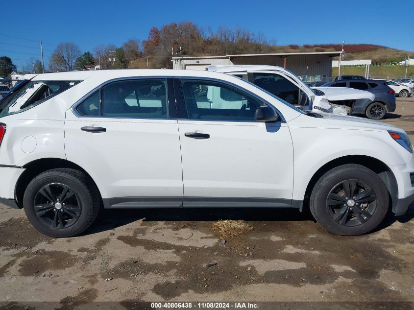 2017 Chevrolet Equinox Ls VIN: 2GNALBEK3H1605672 Lot: 40806438