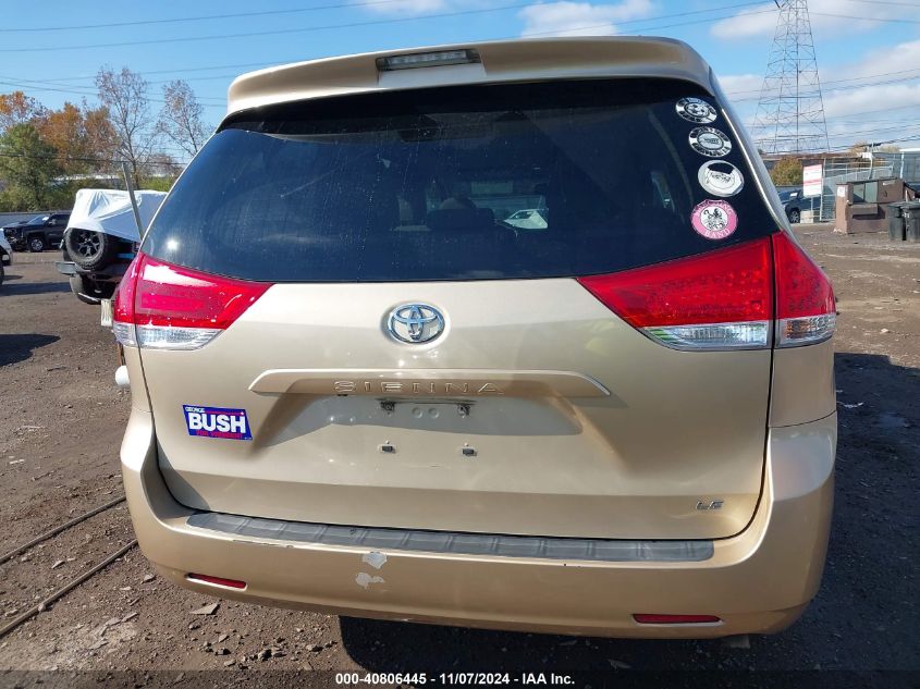 2011 Toyota Sienna Le V6 VIN: 5TDKK3DC5BS141901 Lot: 40806445