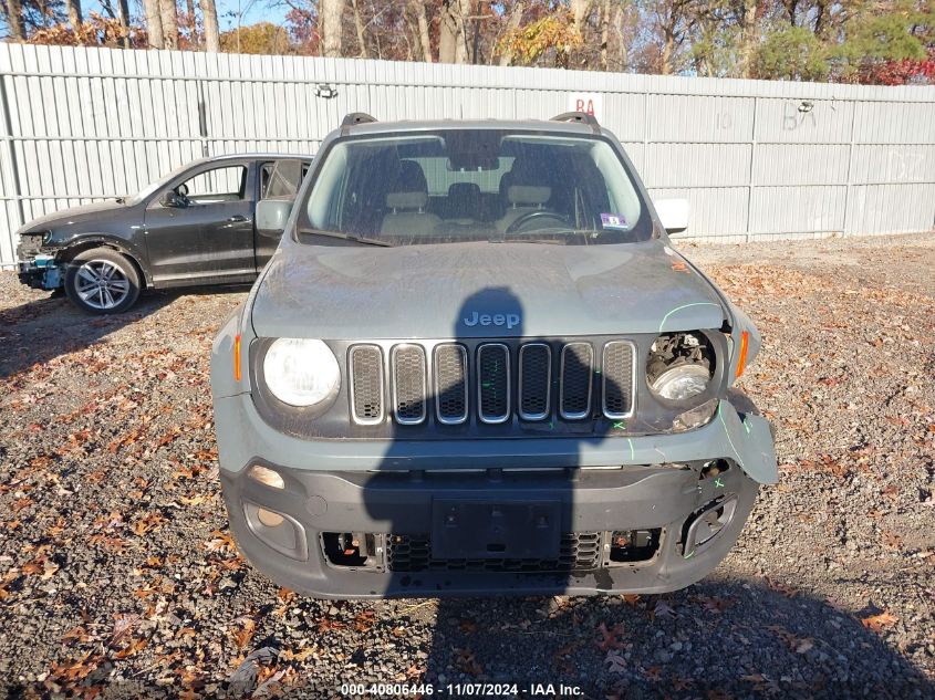 2017 Jeep Renegade Latitude 4X4 VIN: ZACCJBBBXHPE97911 Lot: 40806446